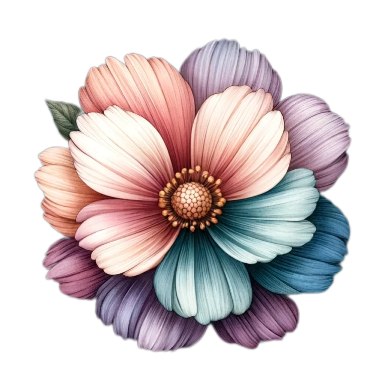 rotating flower